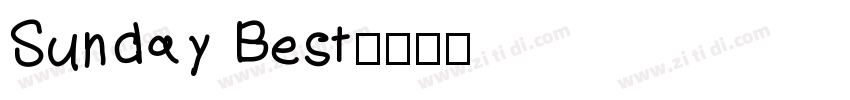 Sunday Best字体转换
